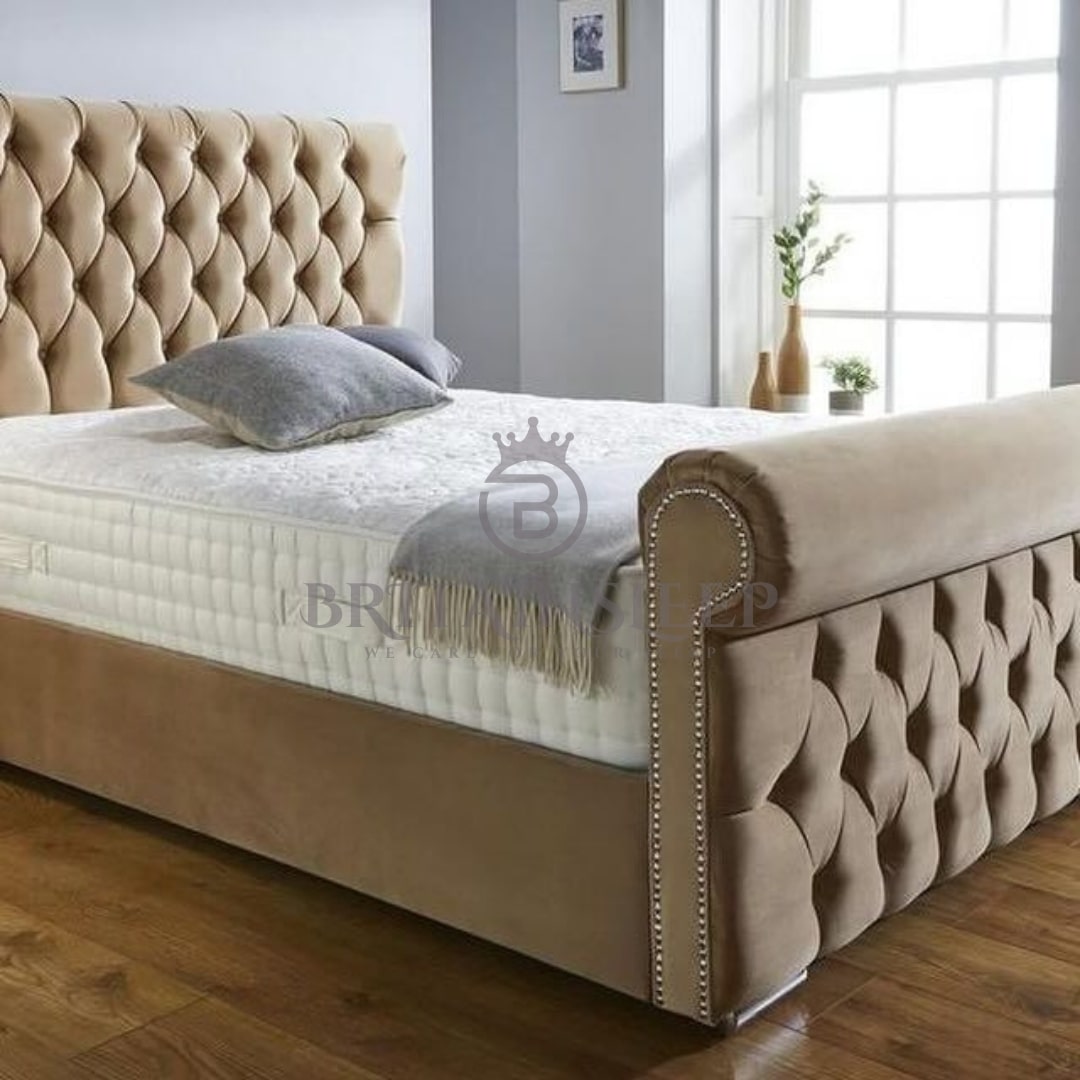Arcade Sleigh Bed Britainsleep