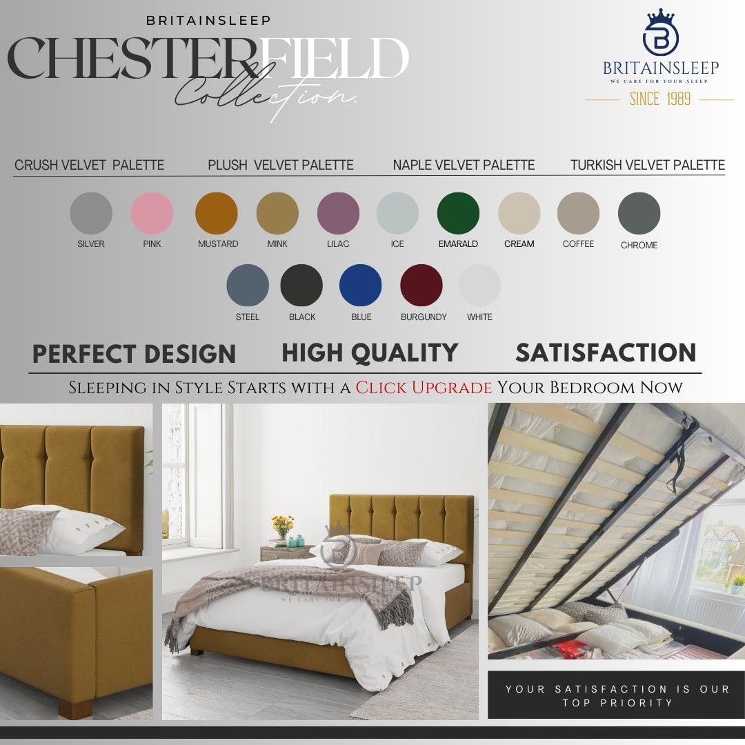 Arizona 50'' Upholstered Bed Frame Britainsleep