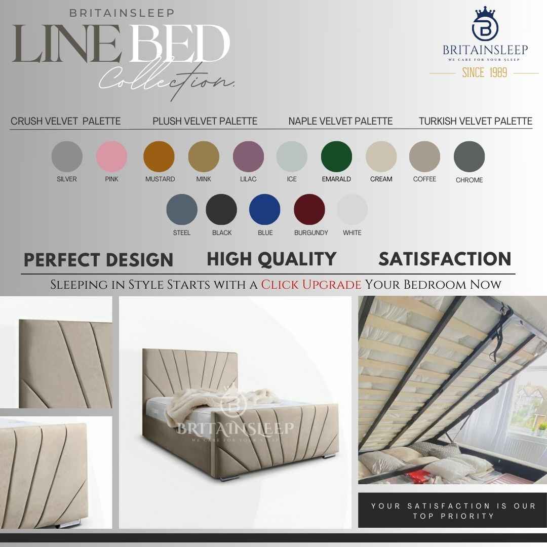 Briana Upholstered Bed Frame Britainsleep