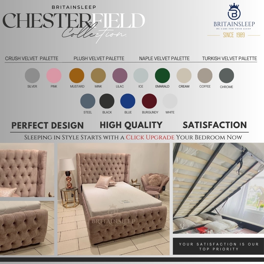 Clemens Upholstered Bed/storage bed/ottoman Britainsleep