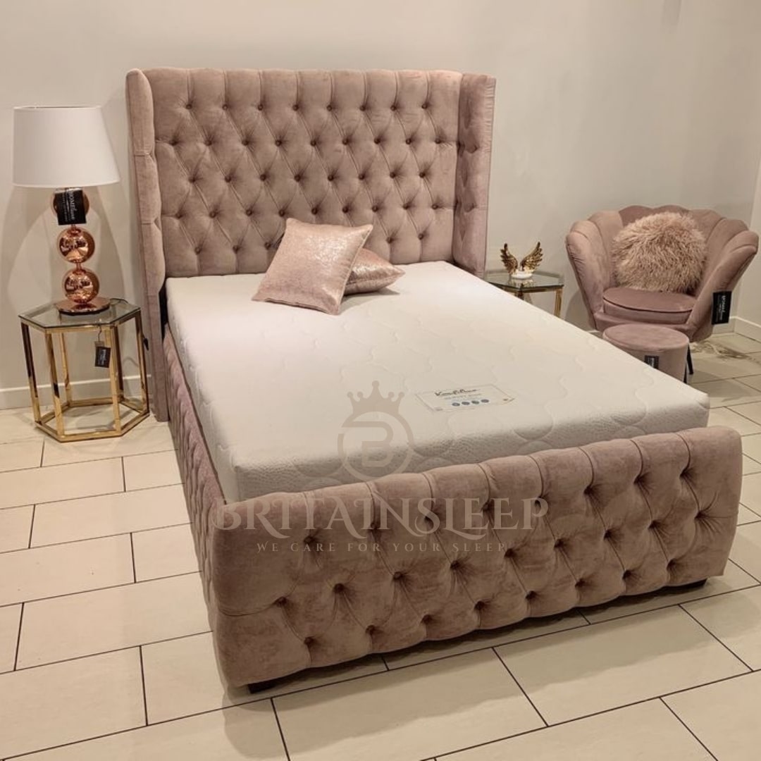 Clemens Upholstered Bed/storage bed/ottoman Britainsleep
