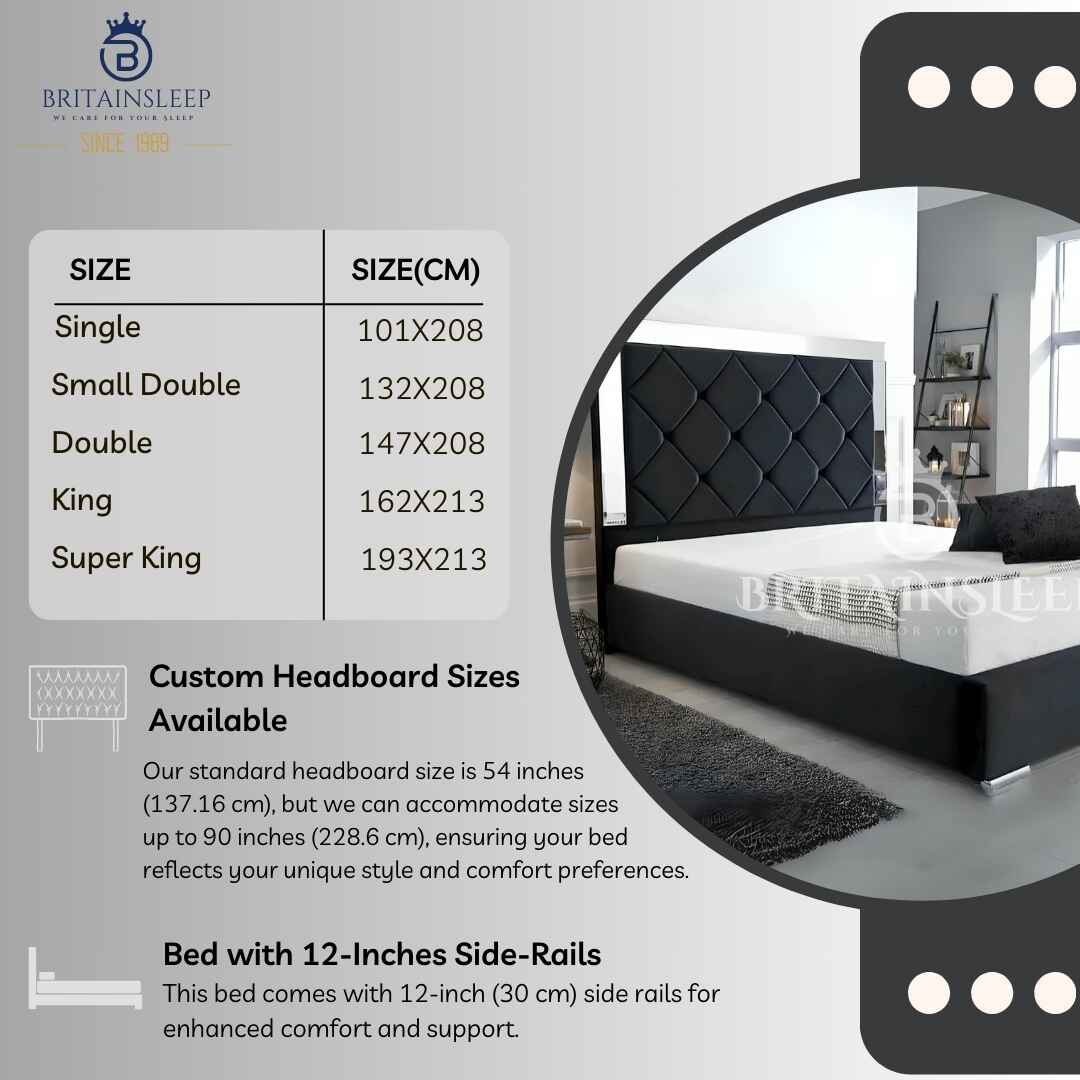 Diamond Reflection Bed Britainsleep
