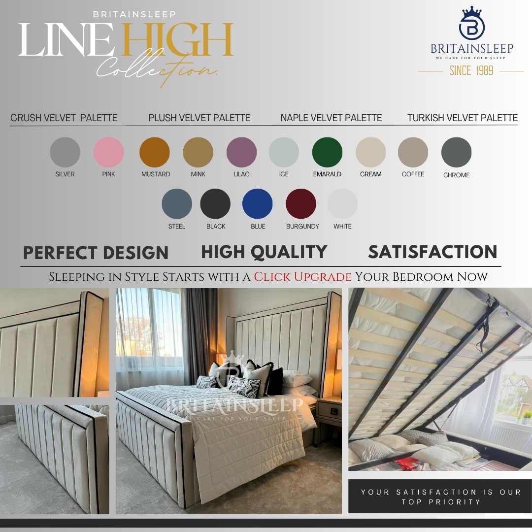 Dream Hive Piping Bed Frame Britainsleep