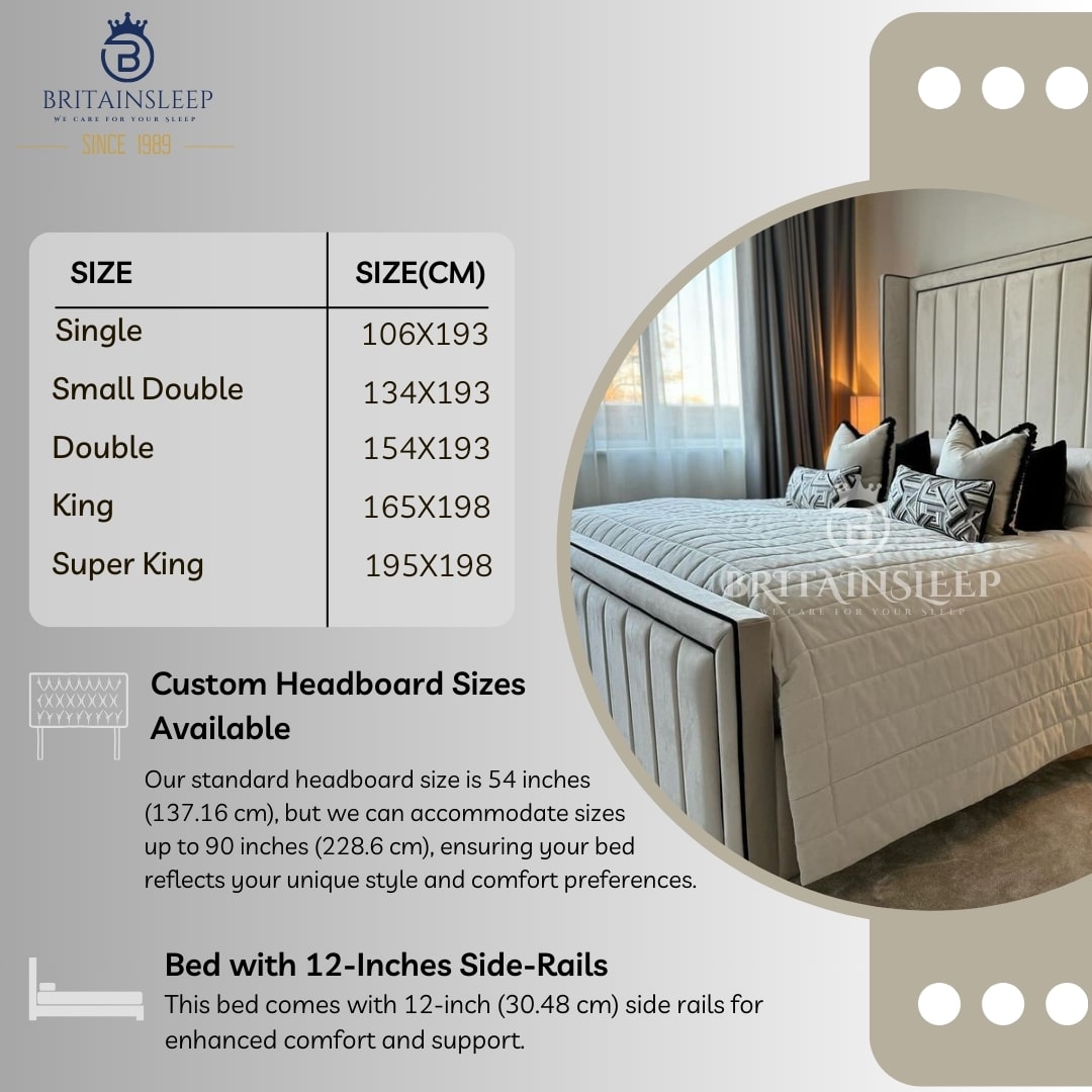 Dream Hive Piping Bed Frame Britainsleep