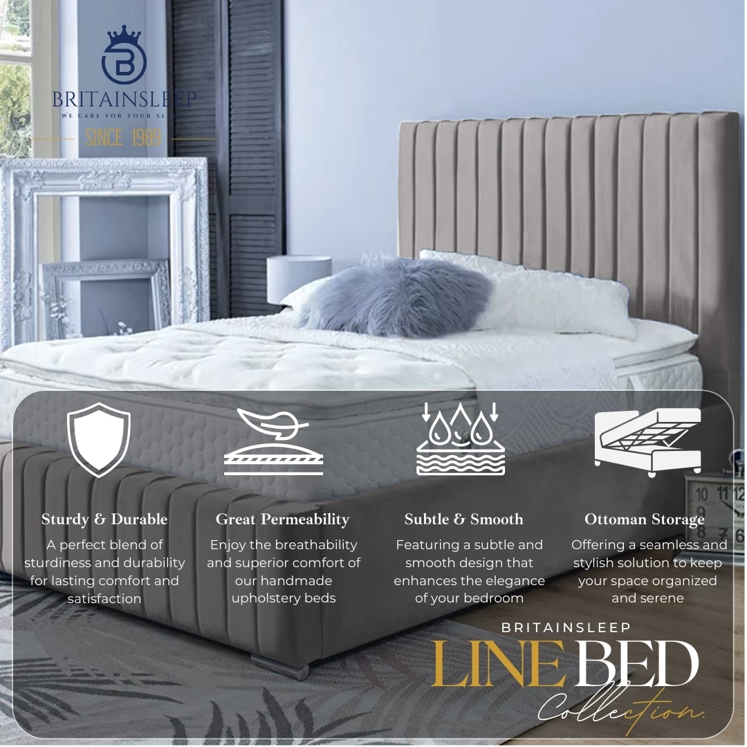 Euphoria Upholstered Bed Frame Britainsleep