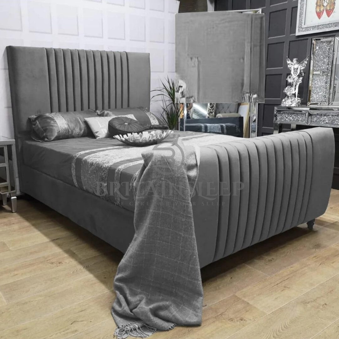 IKEA Upholstered Simple Design Ottoman Bed Britainsleep