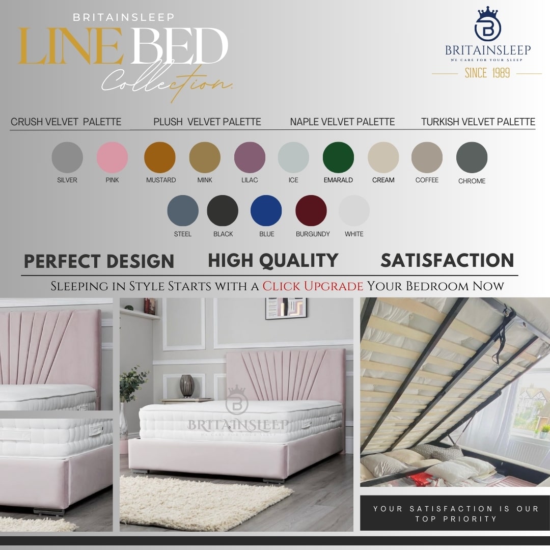 Lexie 50'' Upholstered Bed Frame/Ottoman Storage Bed Britainsleep