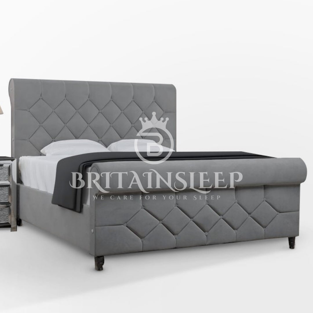 Milo Upholstered Bed/Storage Bed Britainsleep
