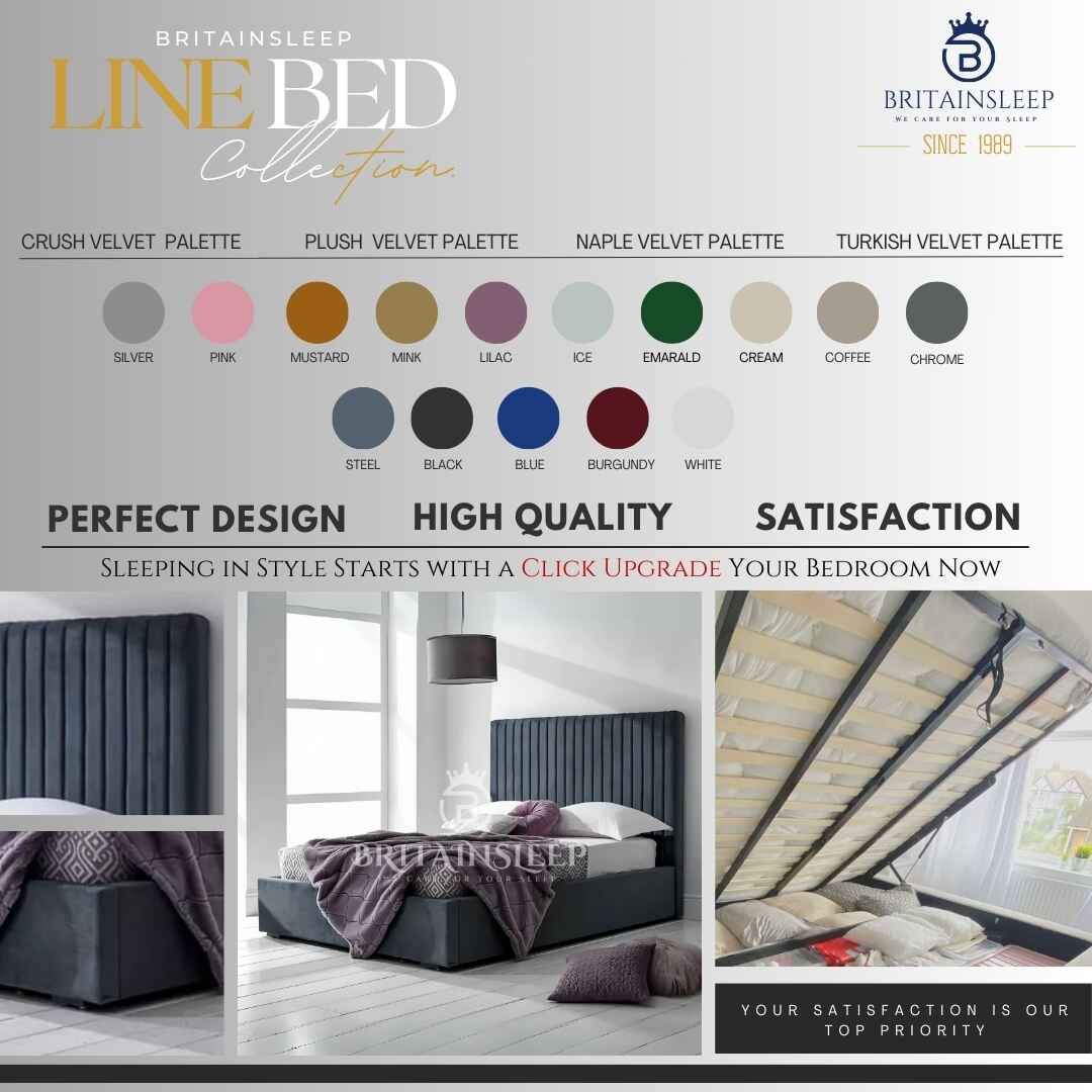 Morgana 50'' Upholstered Bed Frame/ Storage Bed Britainsleep