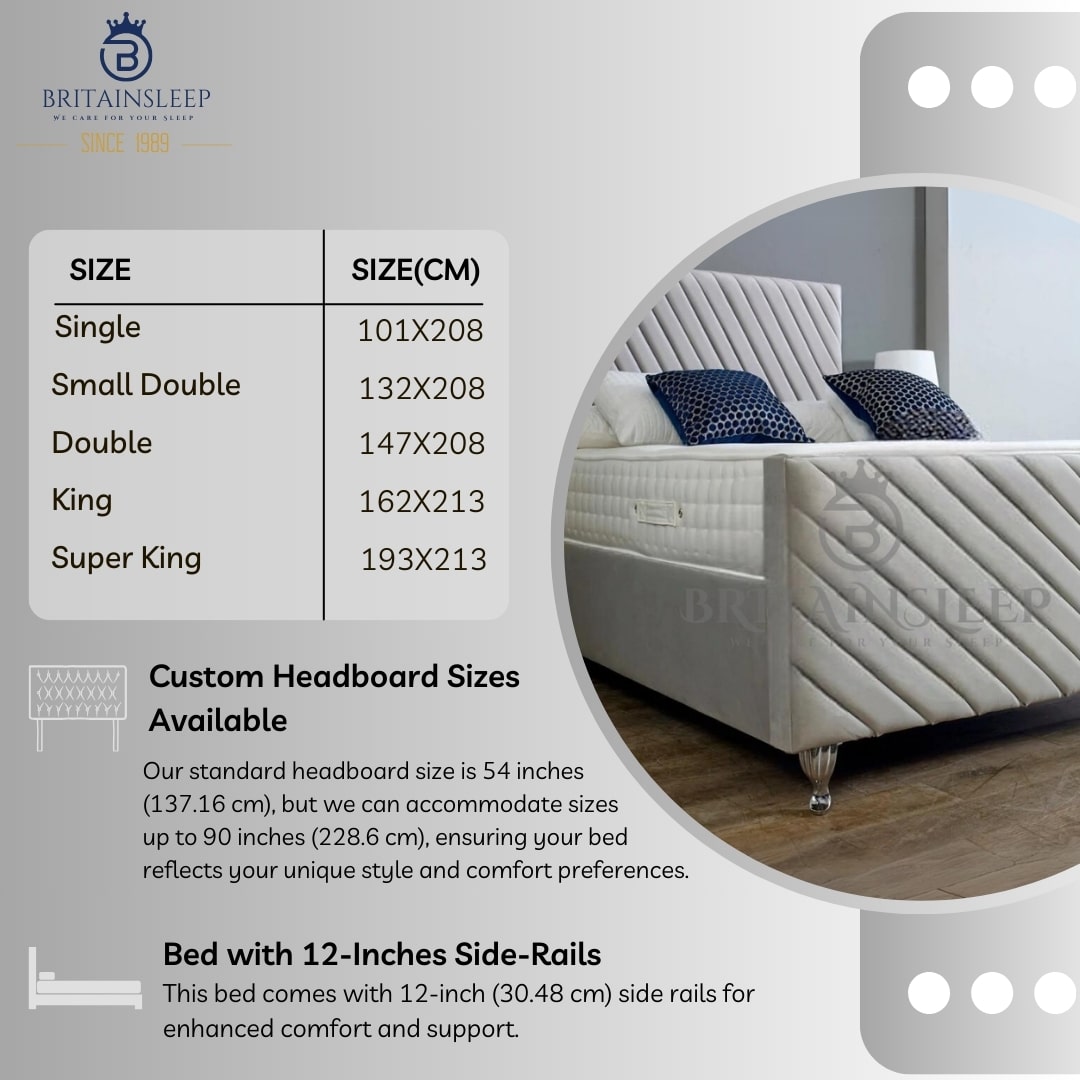 Ramos Upholstered Ottoman Bed Britainsleep
