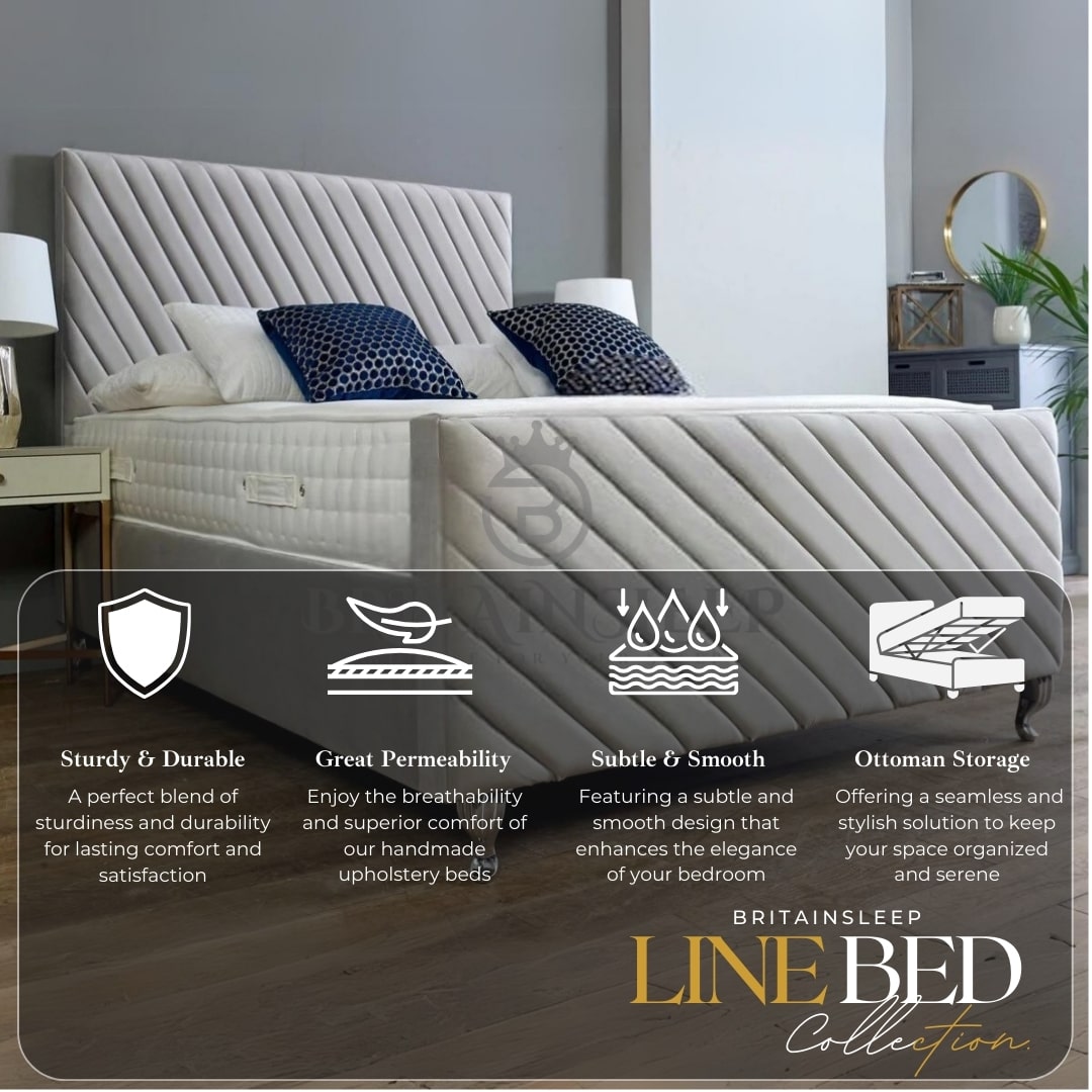 Ramos Upholstered Ottoman Bed Britainsleep