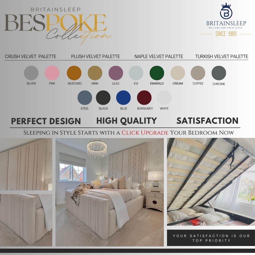 Rest Rite Upholstered Luxury Bed Frame Britainsleep