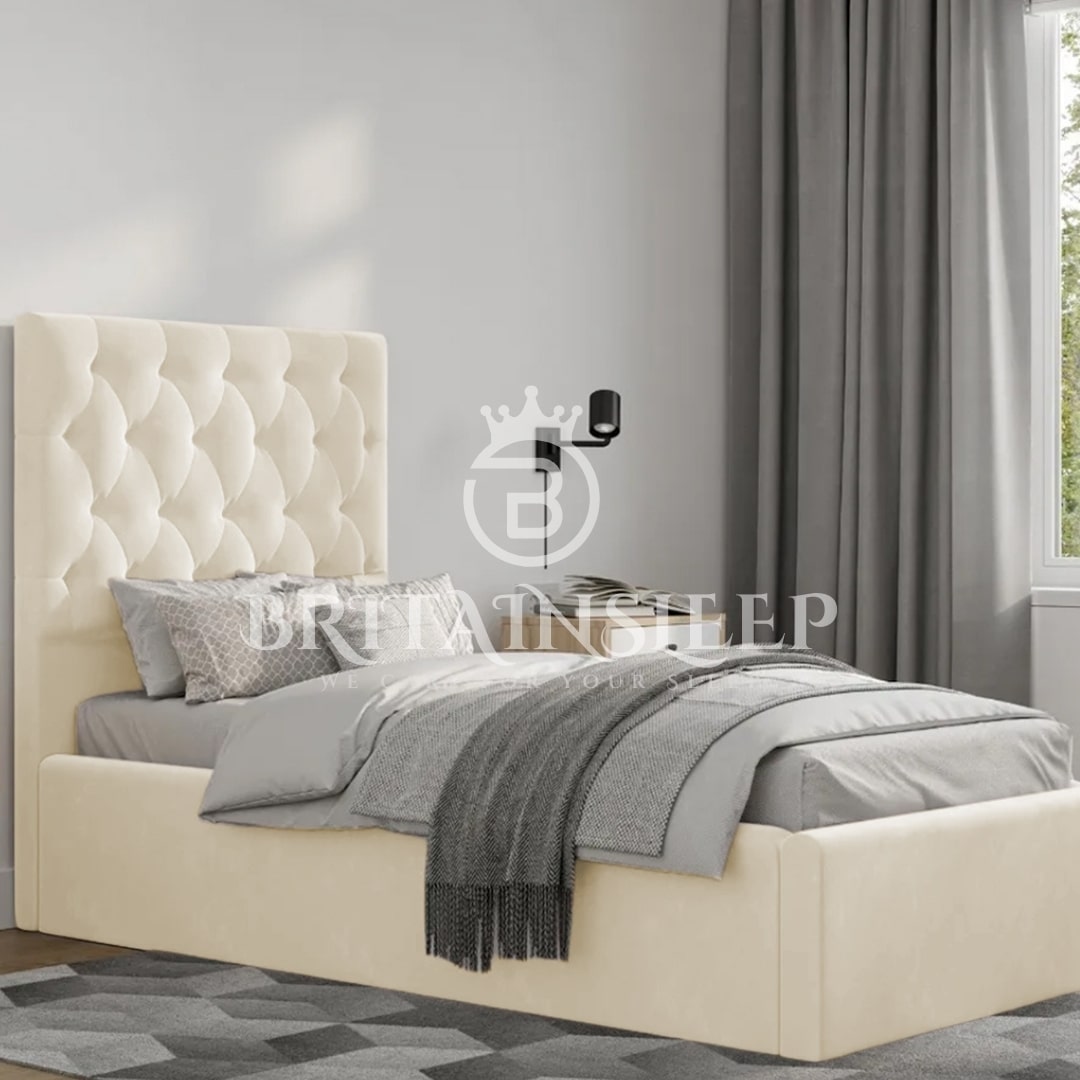Ramona 50'' Upholstered Ottoman Storage Bed Britainsleep