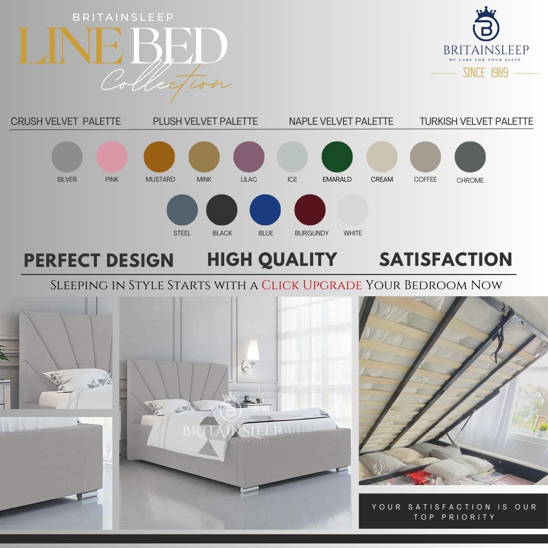 Sunrise Upholstered Bed Frame Britainsleep