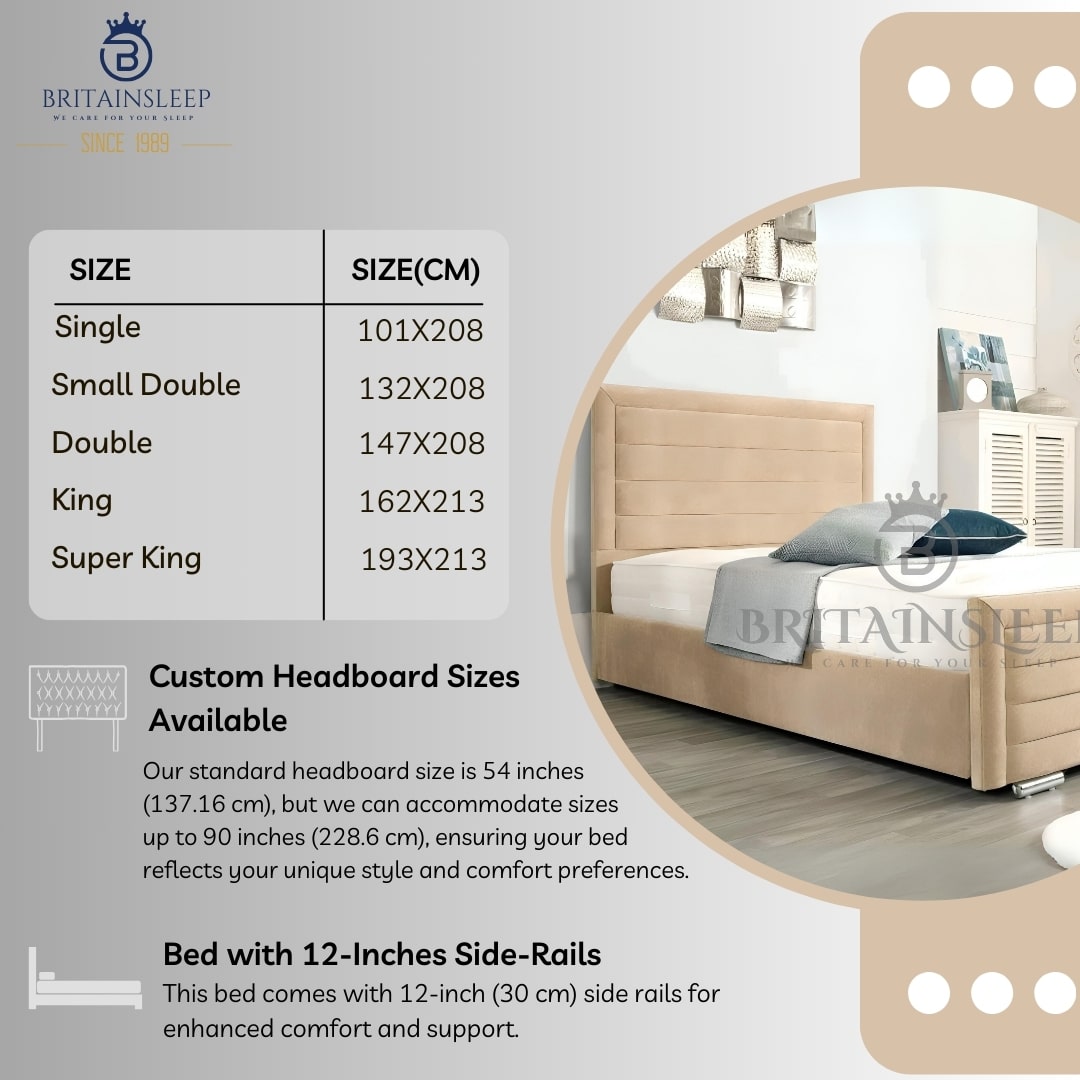 Viceroy Ottoman Storage Bed Frame Britainsleep