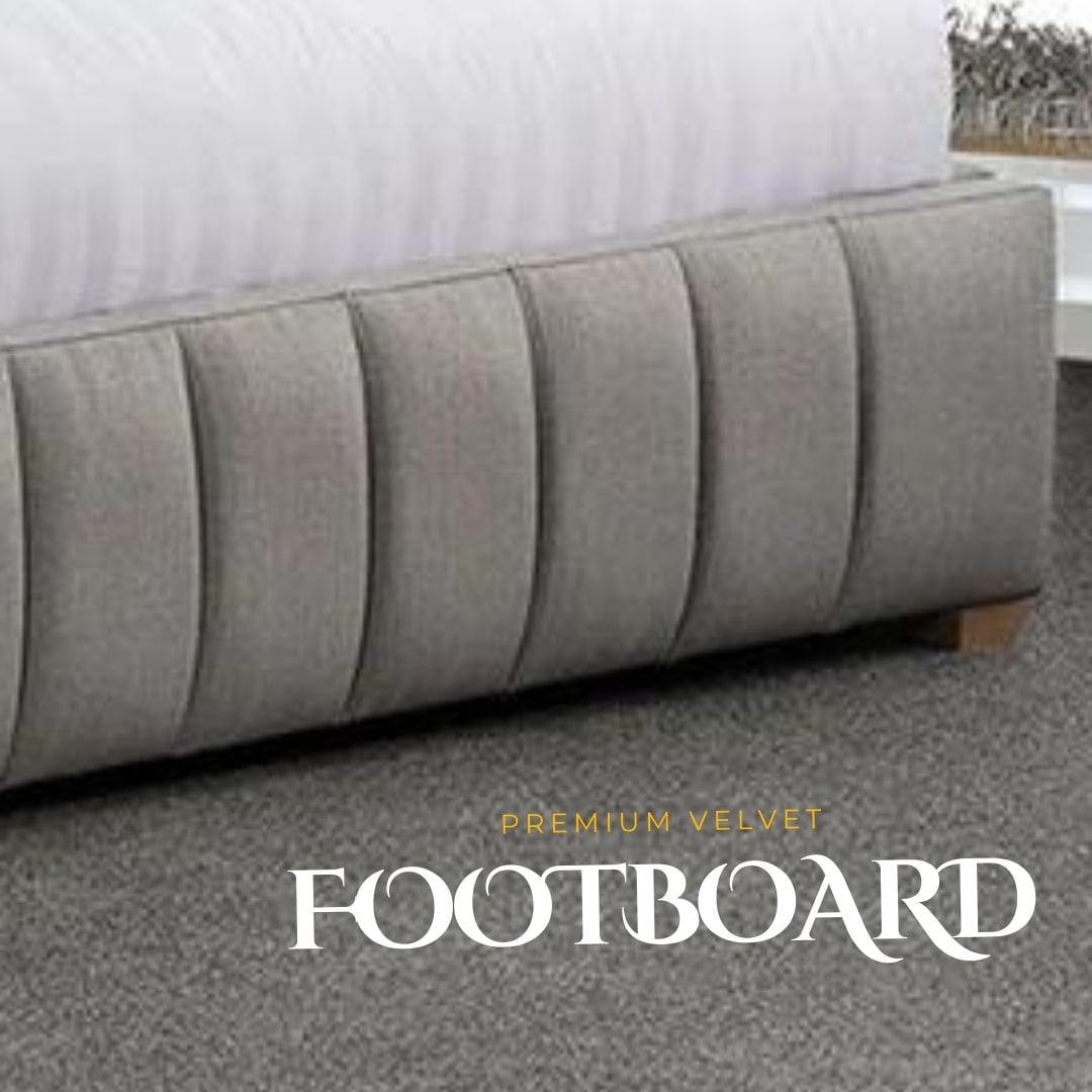 Britainsleep 60'' Warwick Upholstered Ottoman Storage Bed Frame | Double | Single | Small Double | KingSize | Super King Size Bed Britainsleep