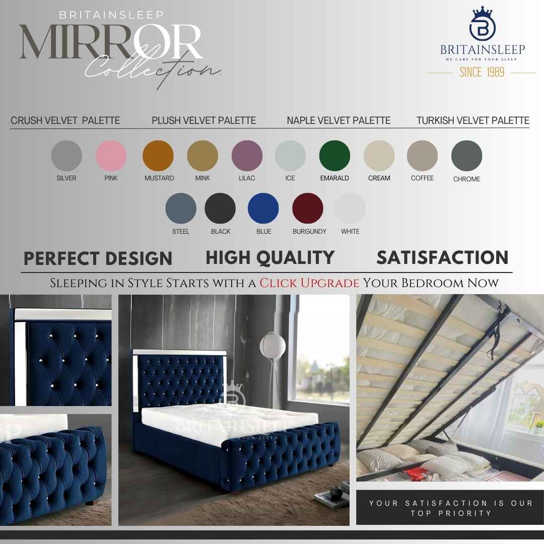 "The Boston Reflections Bed" Britainsleep