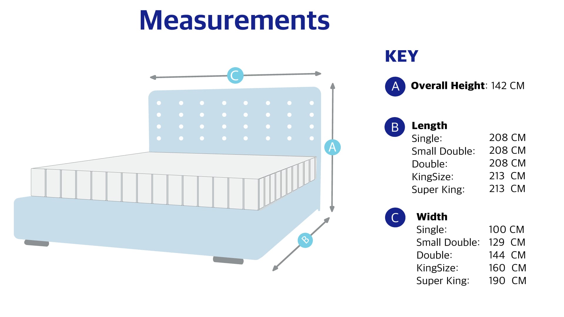 Queen Town Double Studded Wing Ottoman Storage Bed Frame - Storage Detail | Britain Sleep