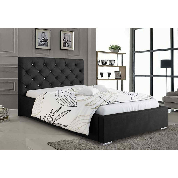 Hilary Upholstered Bed/Gas Lift Storage Britainsleep