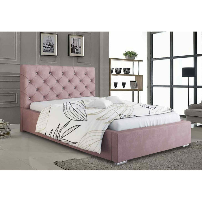 Hilary Upholstered Bed/Gas Lift Storage Britainsleep