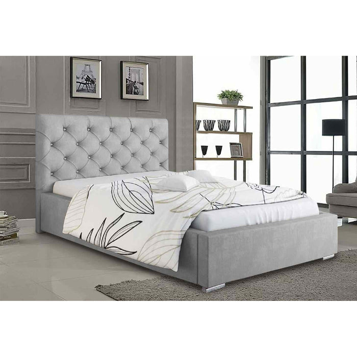 Hilary Upholstered Bed/Gas Lift Storage Britainsleep