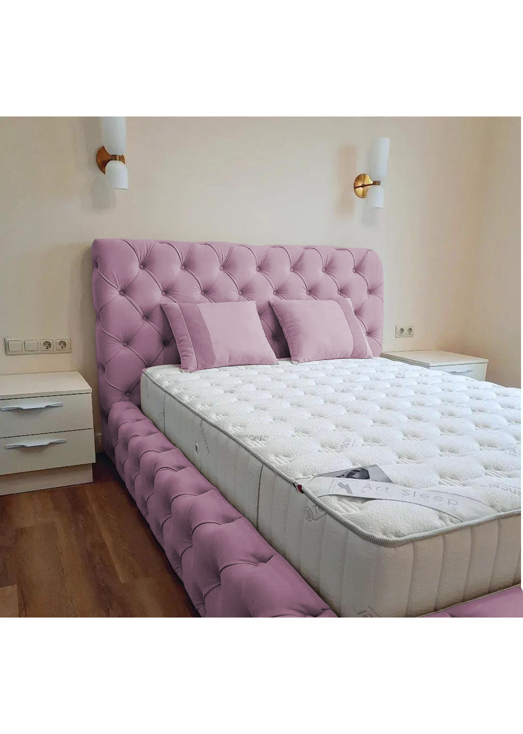 Luxury 50'' Monza Windermere Bespoke Ottoman Upholstered Storage Bed - View 24 | Britain Sleep