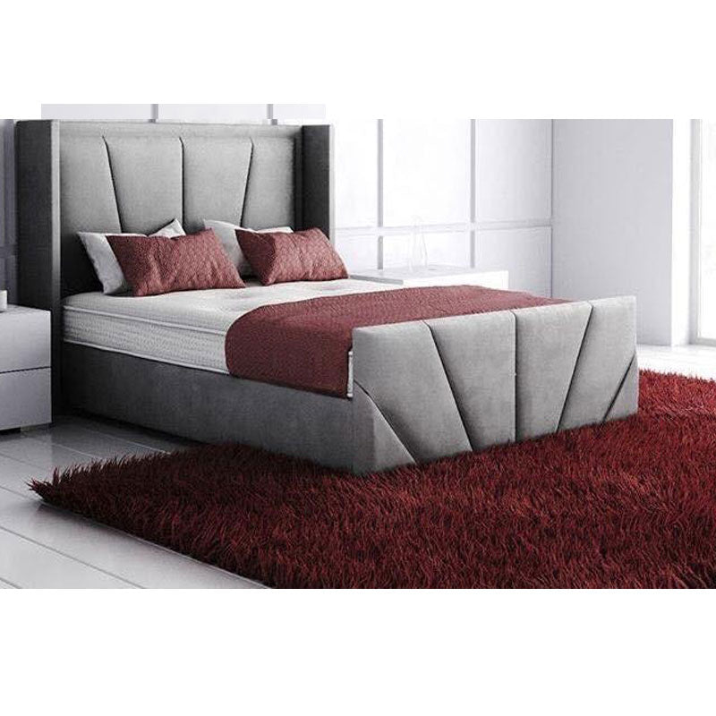 Chloe Queen Upholstered Bed Frame Britainsleep