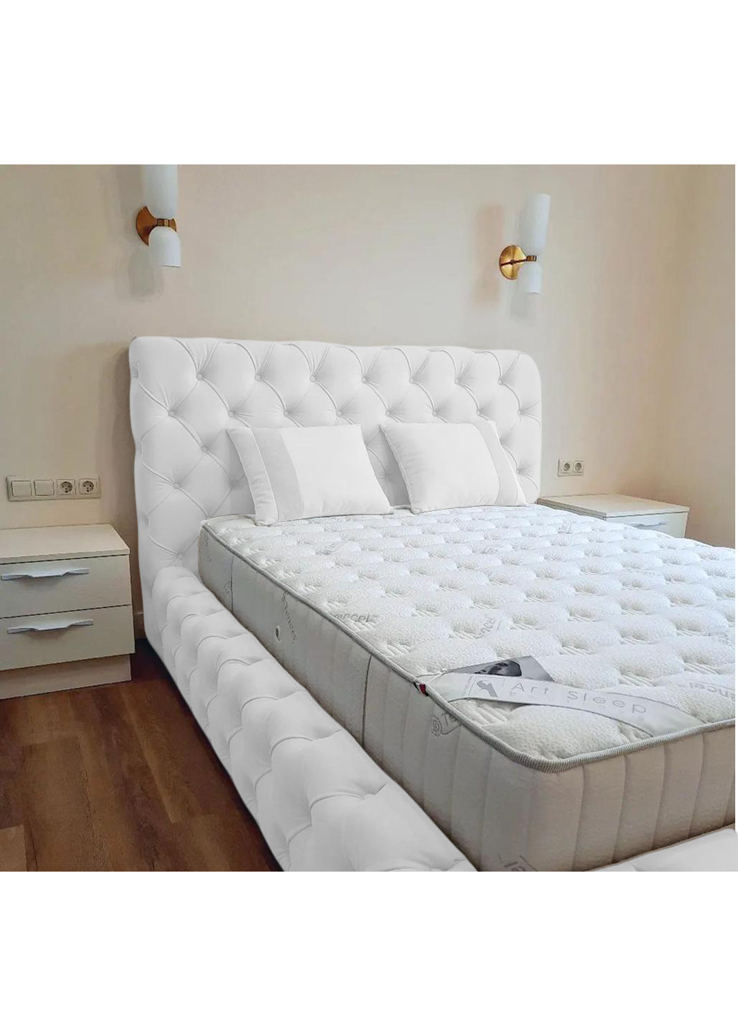 Luxury 50'' Monza Windermere Bespoke Ottoman Upholstered Storage Bed - View 30 | Britain Sleep