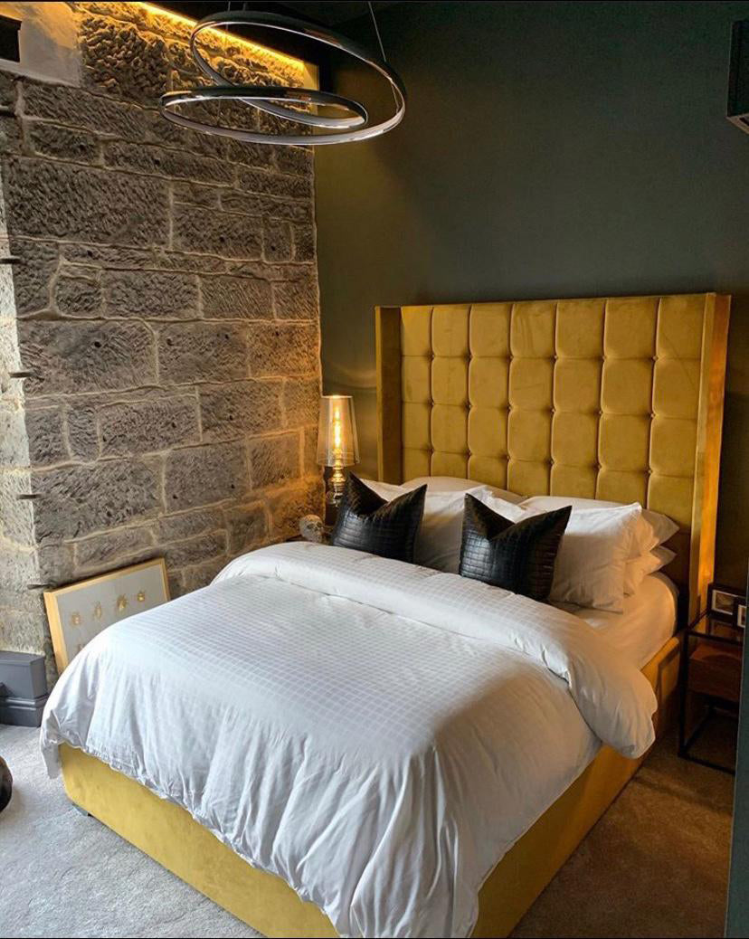 Mosco 60'' Headboard Upholstered Bed Britainsleep