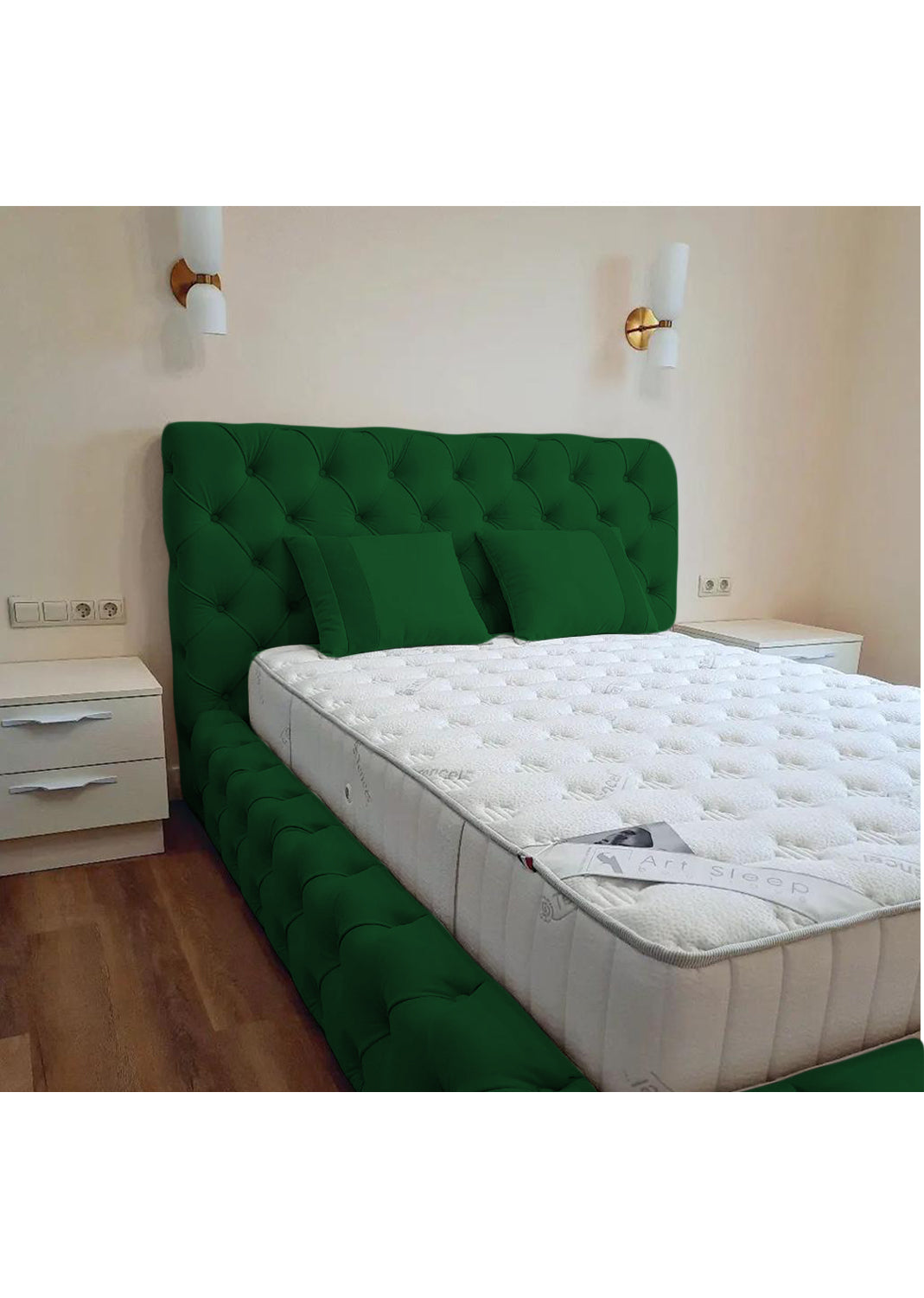 Luxury 50'' Monza Windermere Bespoke Ottoman Upholstered Storage Bed - View 25 | Britain Sleep