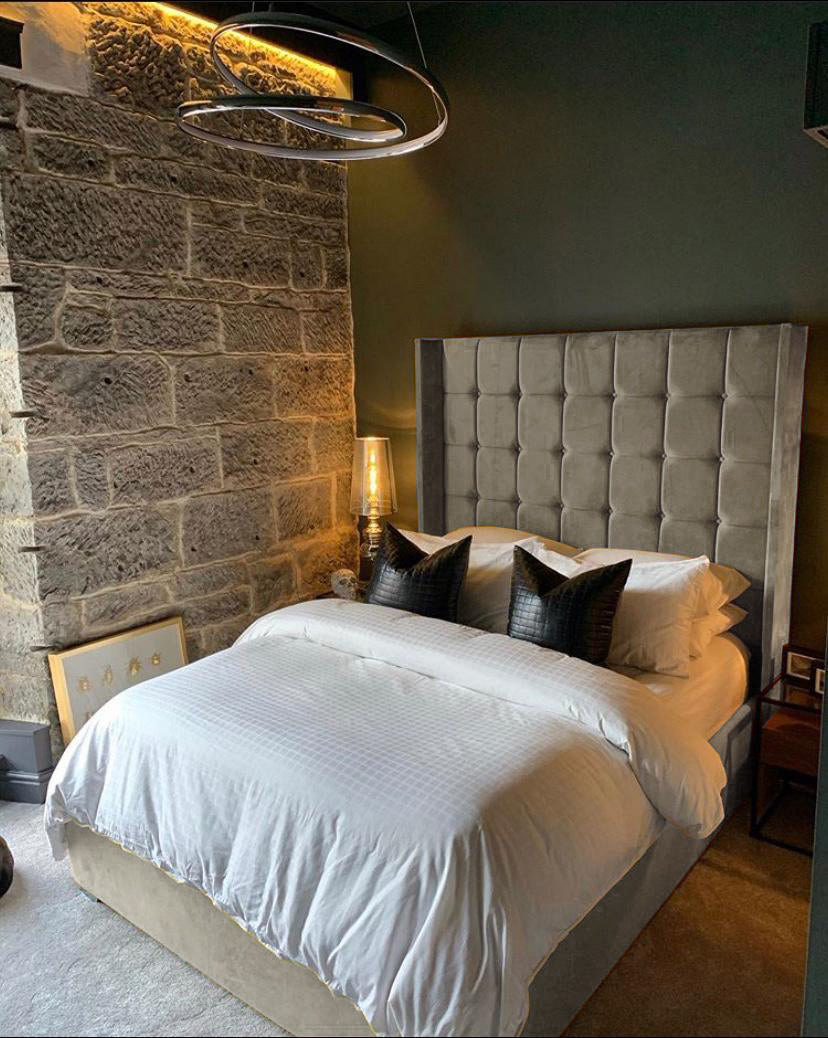 Mosco 60'' Headboard Upholstered Bed Britainsleep