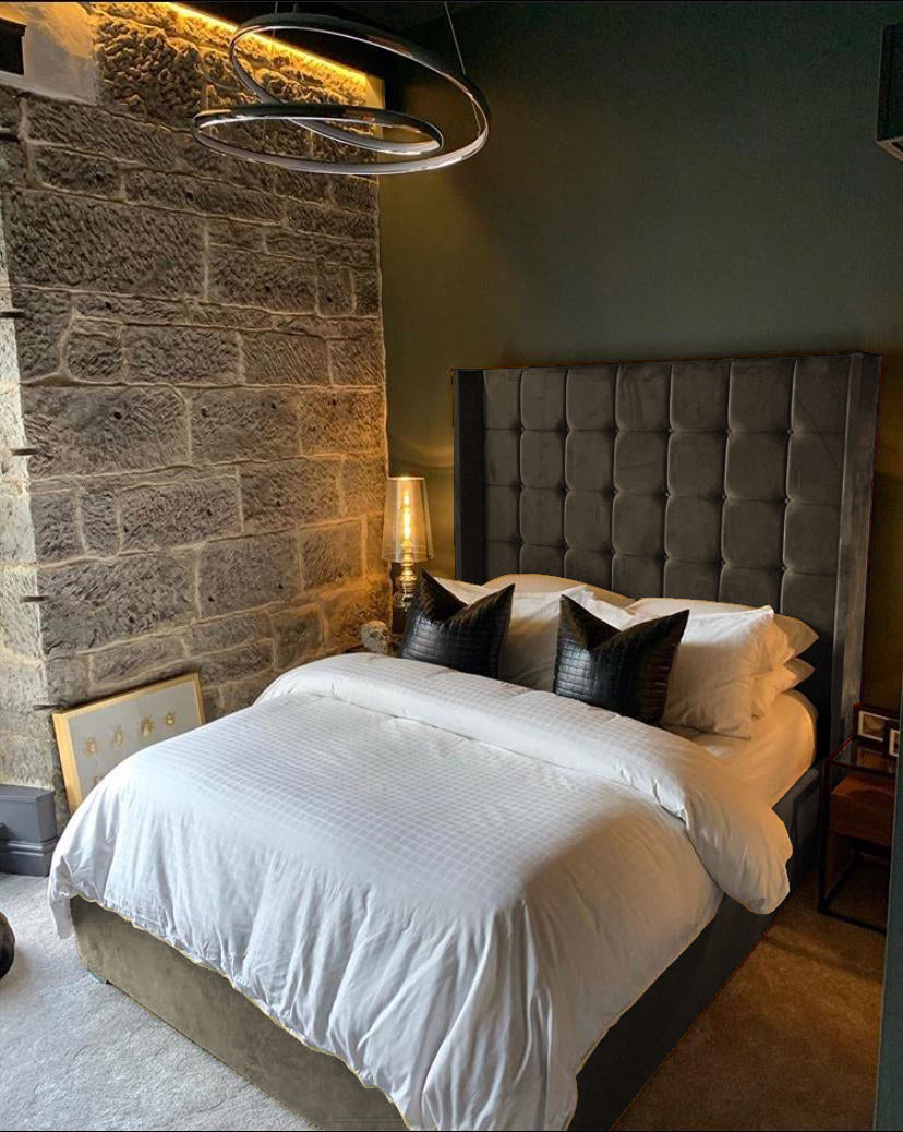 Mosco 60'' Headboard Upholstered Bed Britainsleep