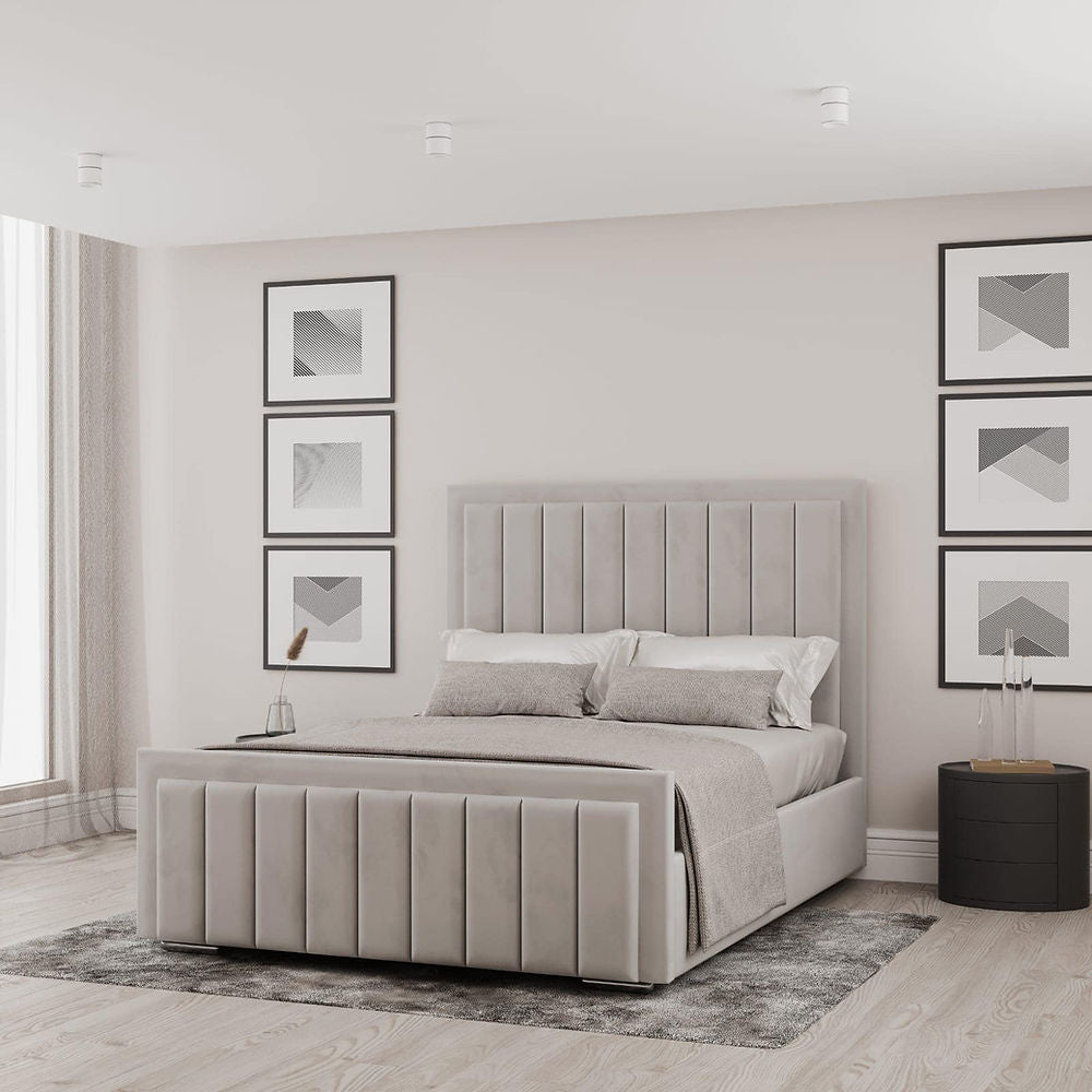 Tyson Upholstered Ottoman Bed Britainsleep