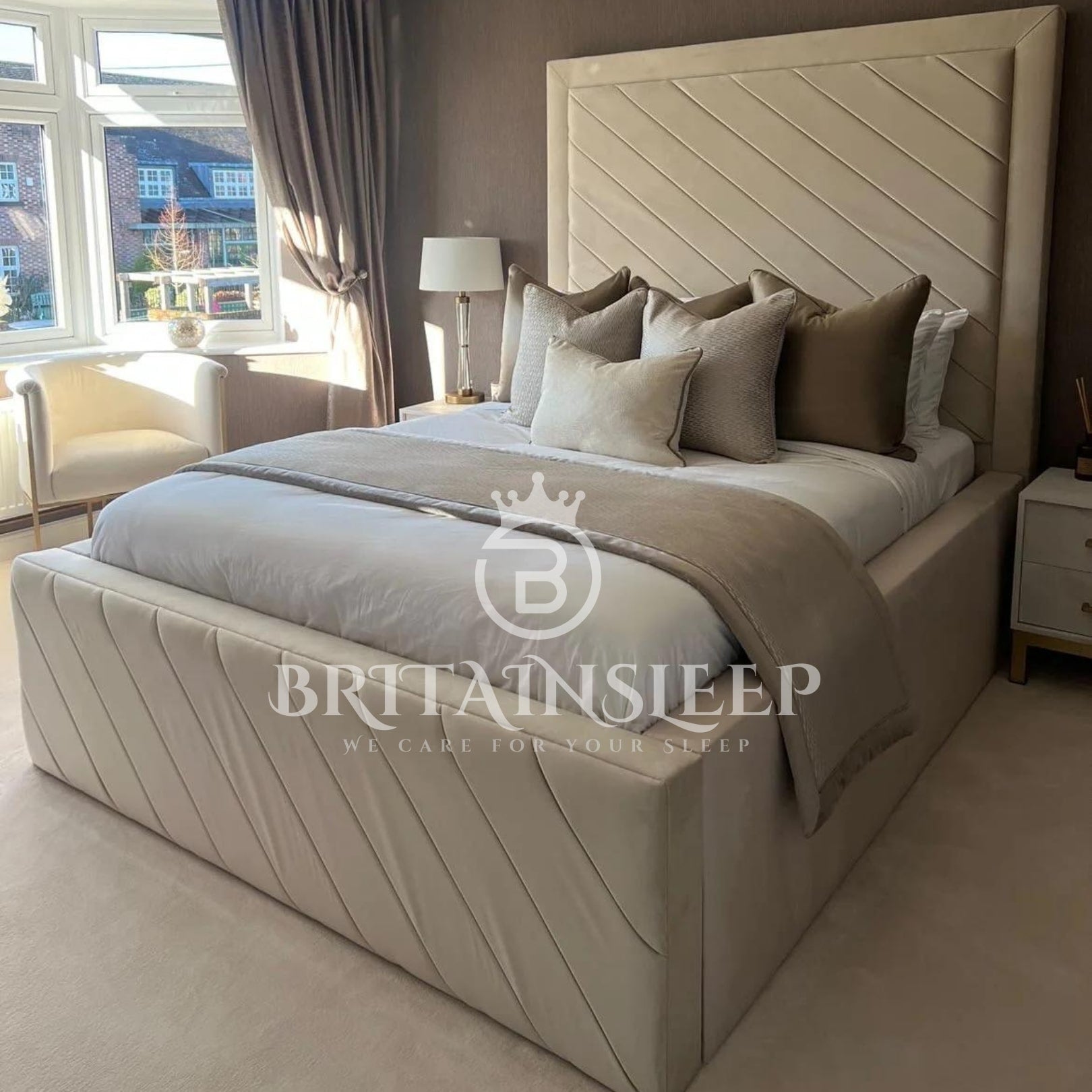 Special 18'' Sides Aaurora Bed Britainsleep