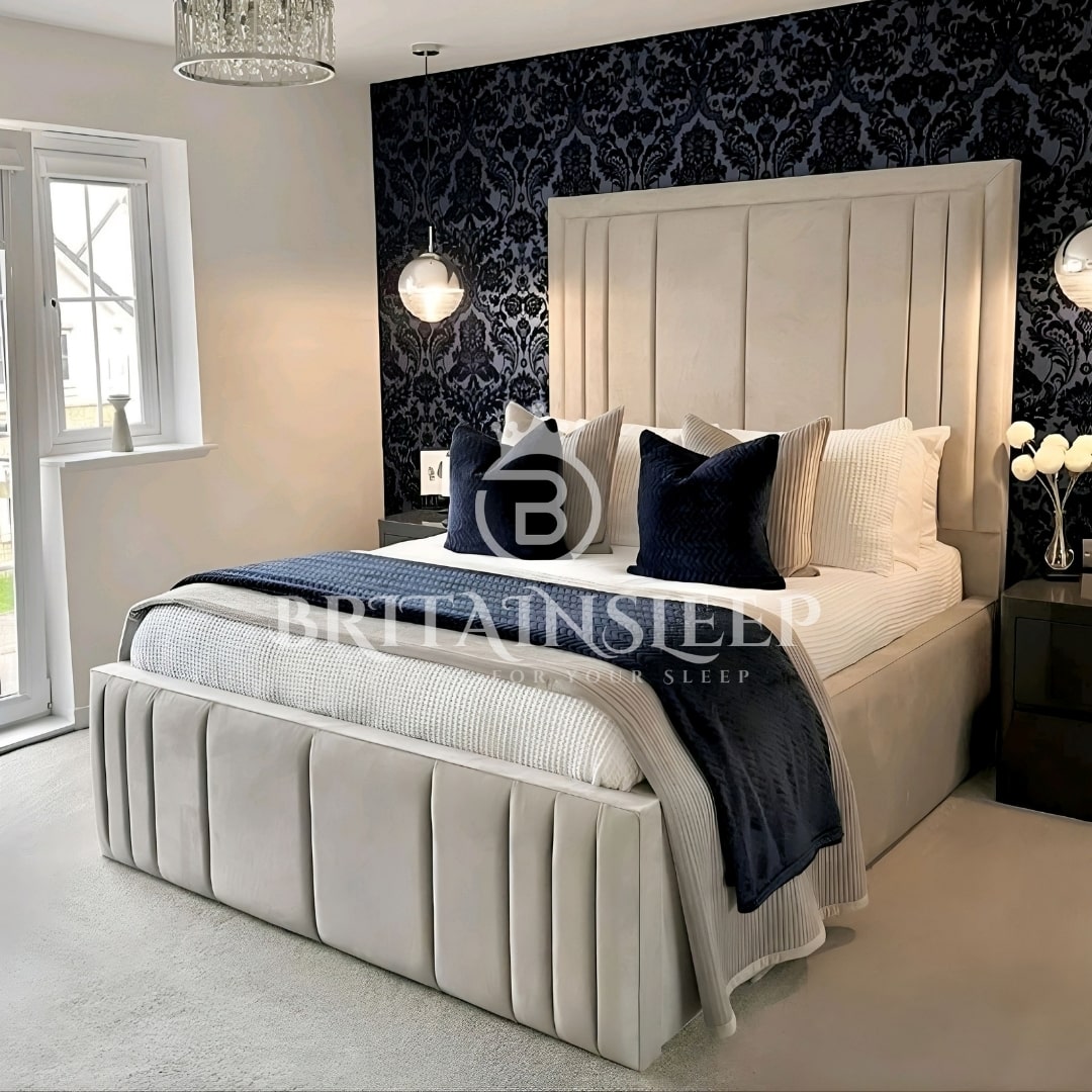18” Sides Arizona Upholstered Bed/Storage Bed Britainsleep