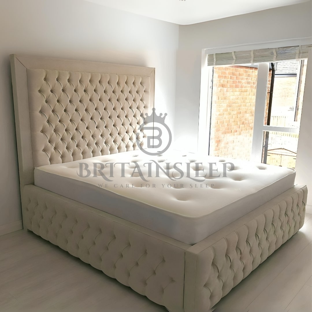 18'' Sides Baumer Upholstered Ottoman Bed Britainsleep