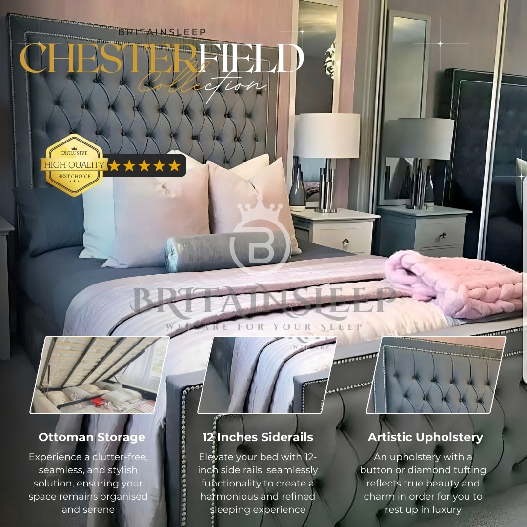 Baucom Upholstered Ottoman Bed Britainsleep