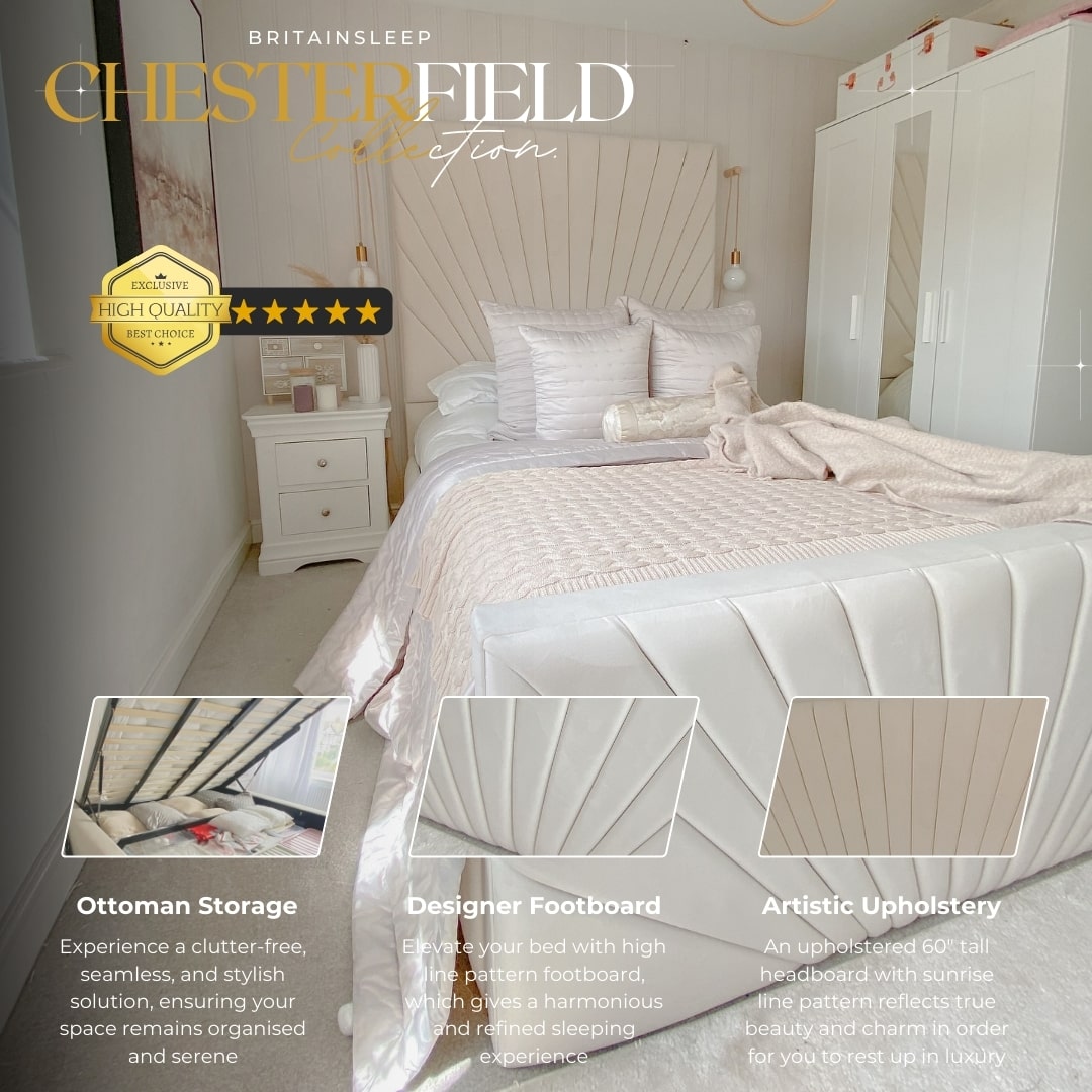60'' Tall Sunshine Upholstered Bed Britainsleep