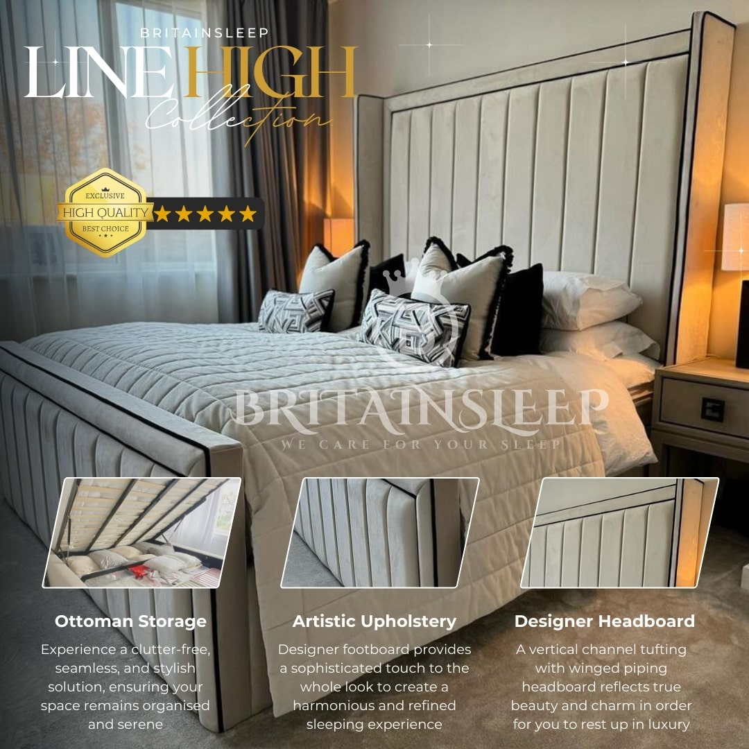 Dream Hive Piping Bed Frame Britainsleep
