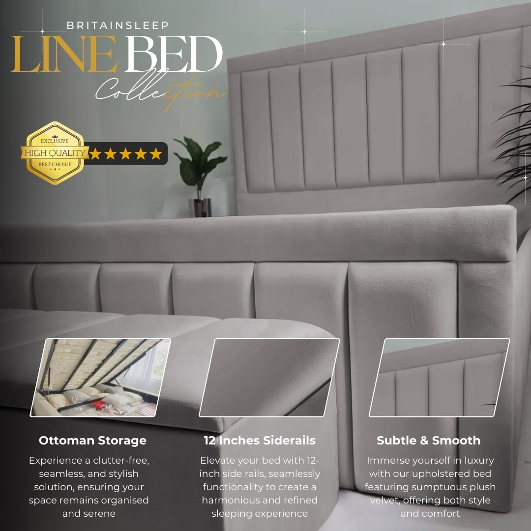 Nebula Sleep Upholstered Bed Frame Britainsleep