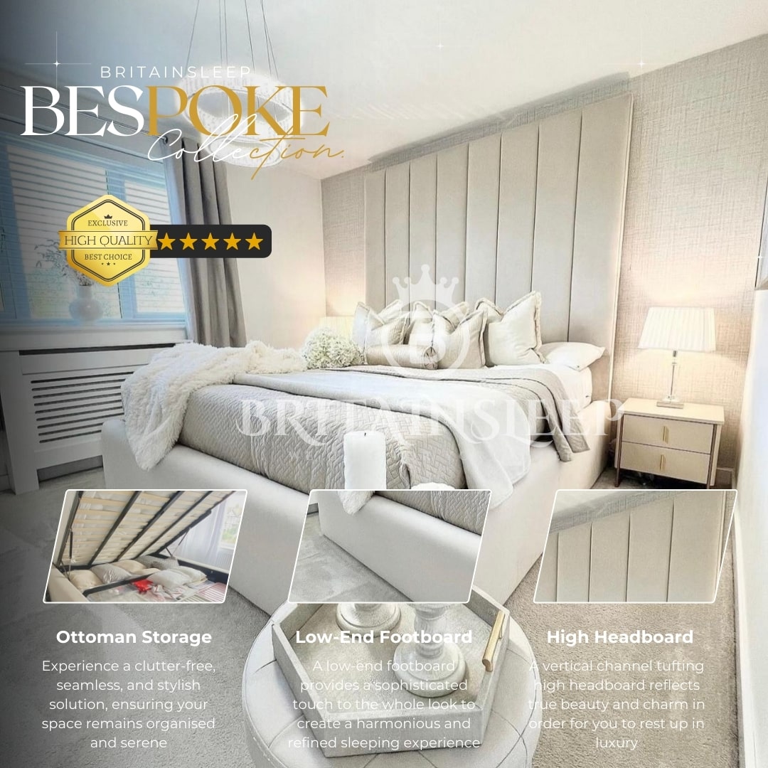Likrest Upholstered Bed Frame Britainsleep