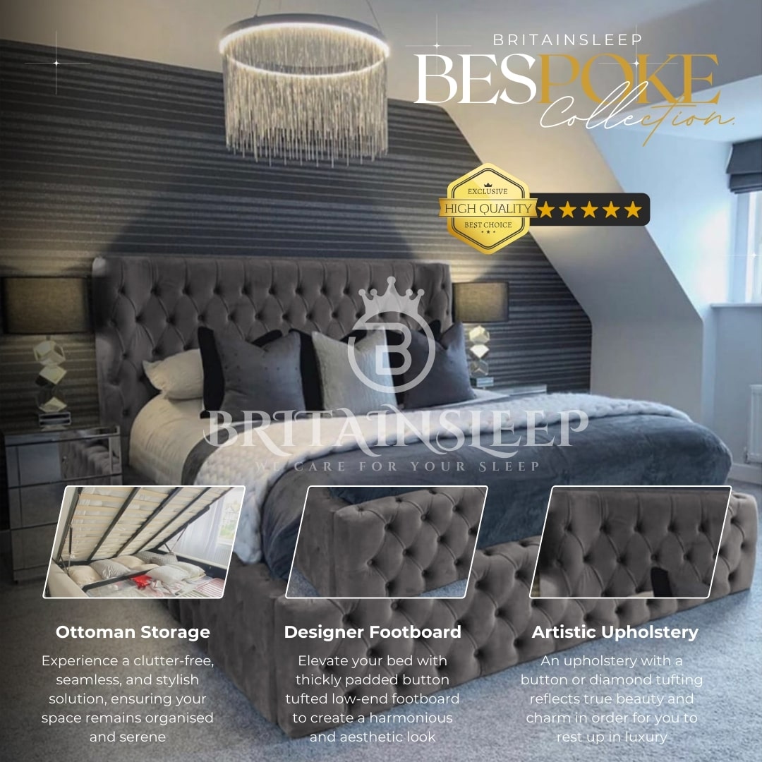 Majestic Nights Ambassador Ottoman Storage Bed Frame Britainsleep