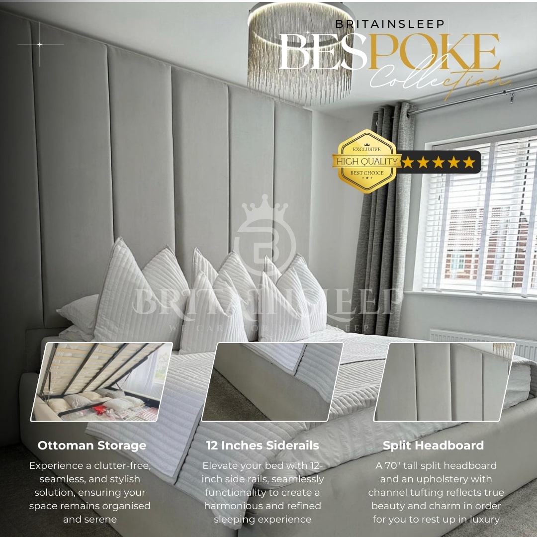 Dream-flex-line-upholstered-ottoman-storage-line-high-bed-frame-britainsleep