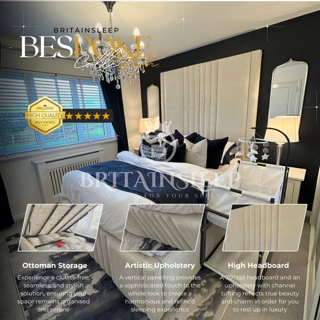 Glide-line-upholstered-ottoman-storage-line-high-bed-frame-britainsleep
