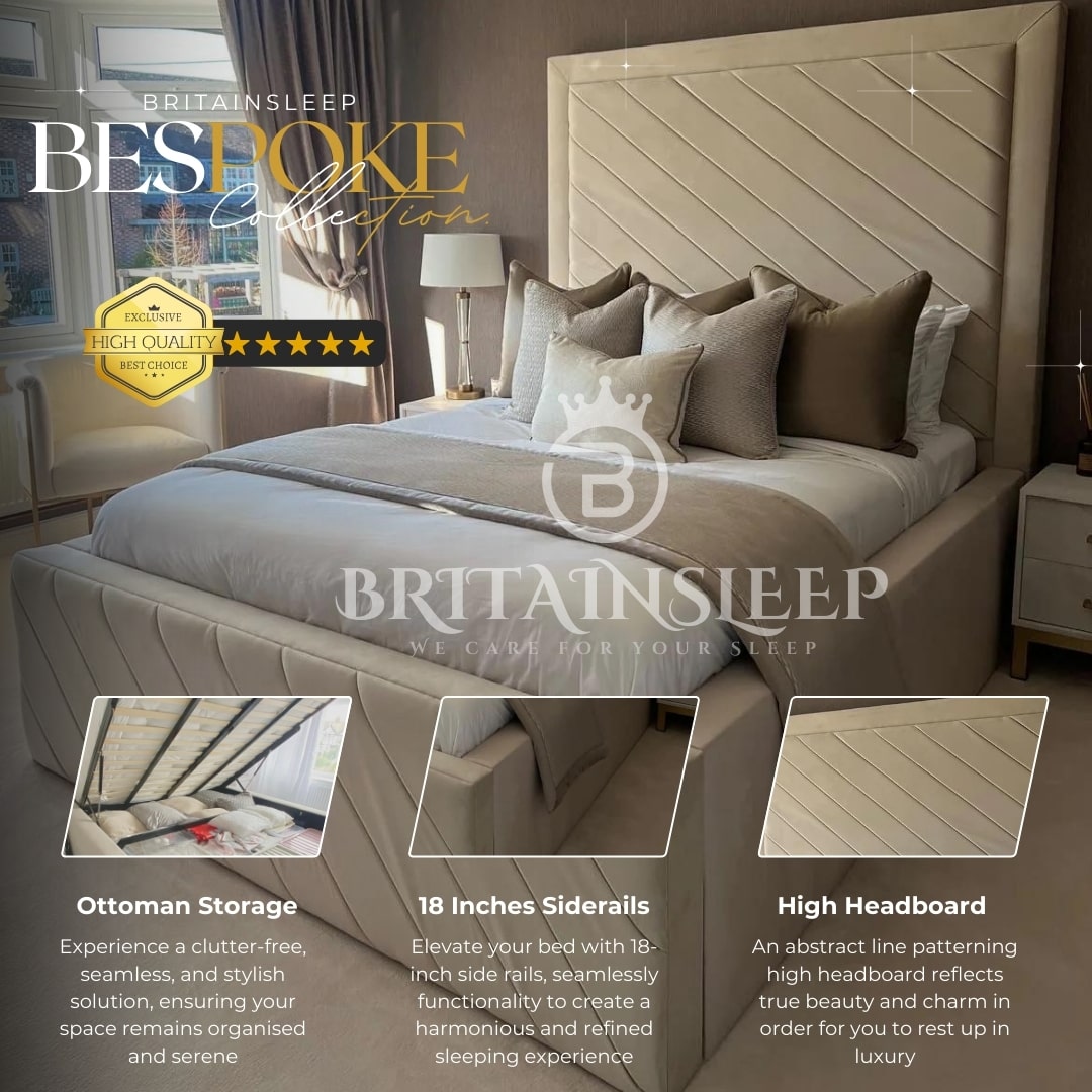 Special 18'' Sides Aaurora Bed Britainsleep