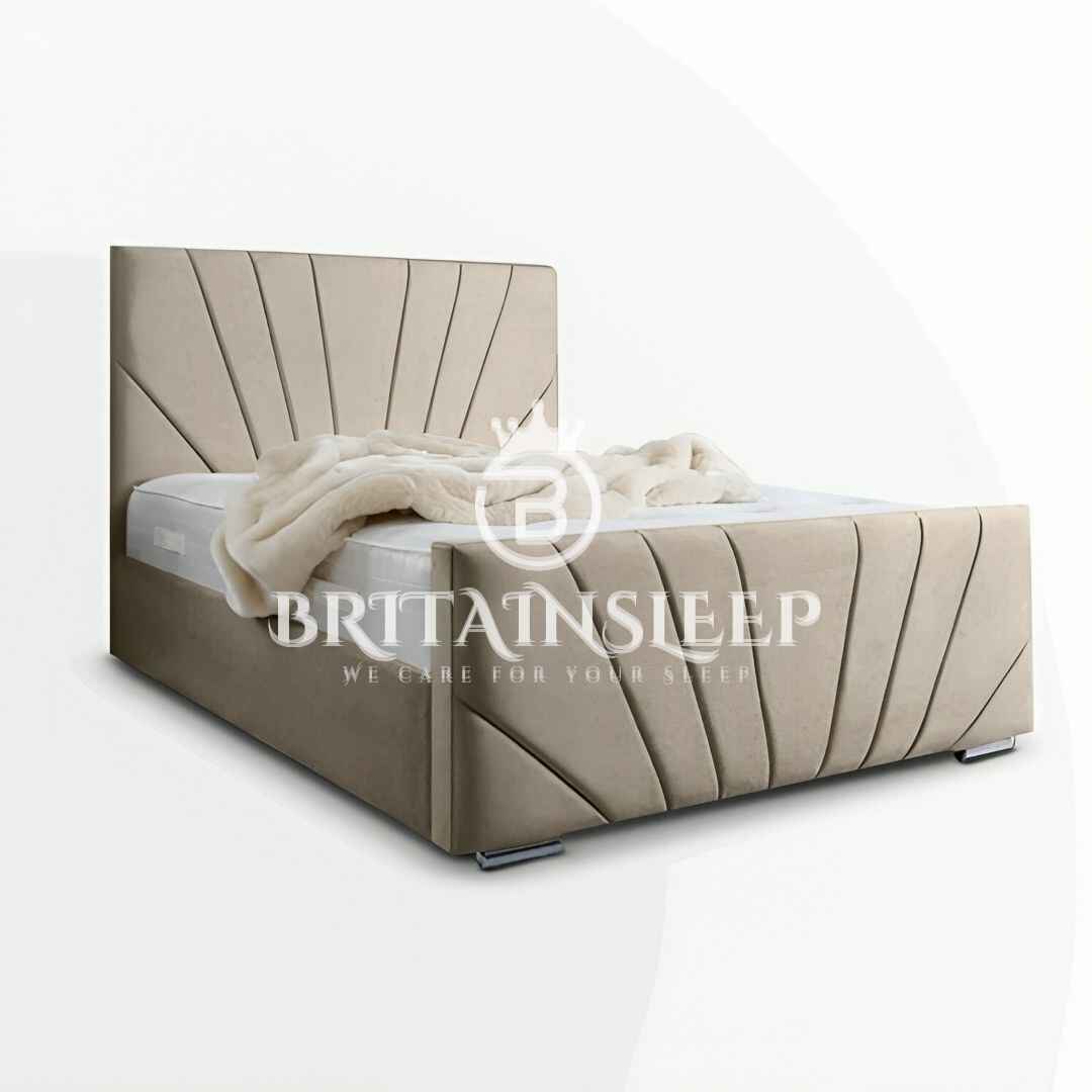 Briana Upholstered Bed Frame Britainsleep
