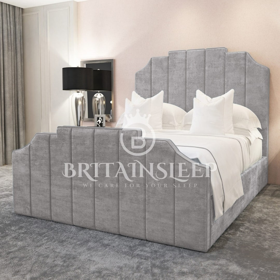 Crown Ottoman Upholstered Bed Britainsleep