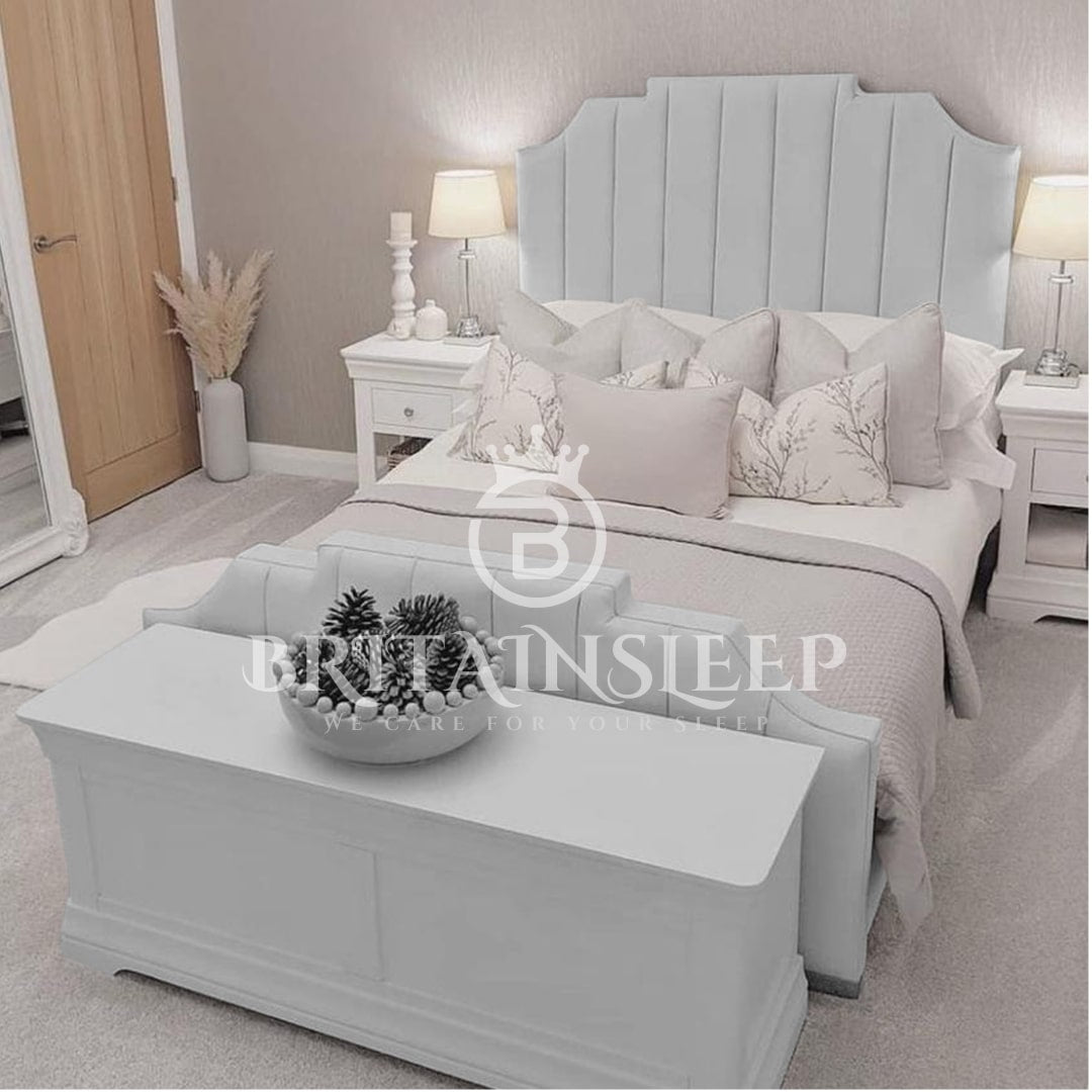 Crown Sleep Ottoman Upholstered Bed Britainsleep