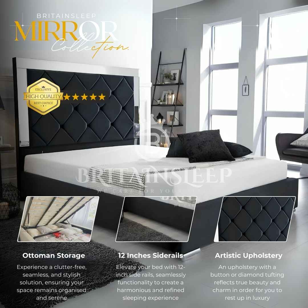 Diamond Reflection Bed Britainsleep