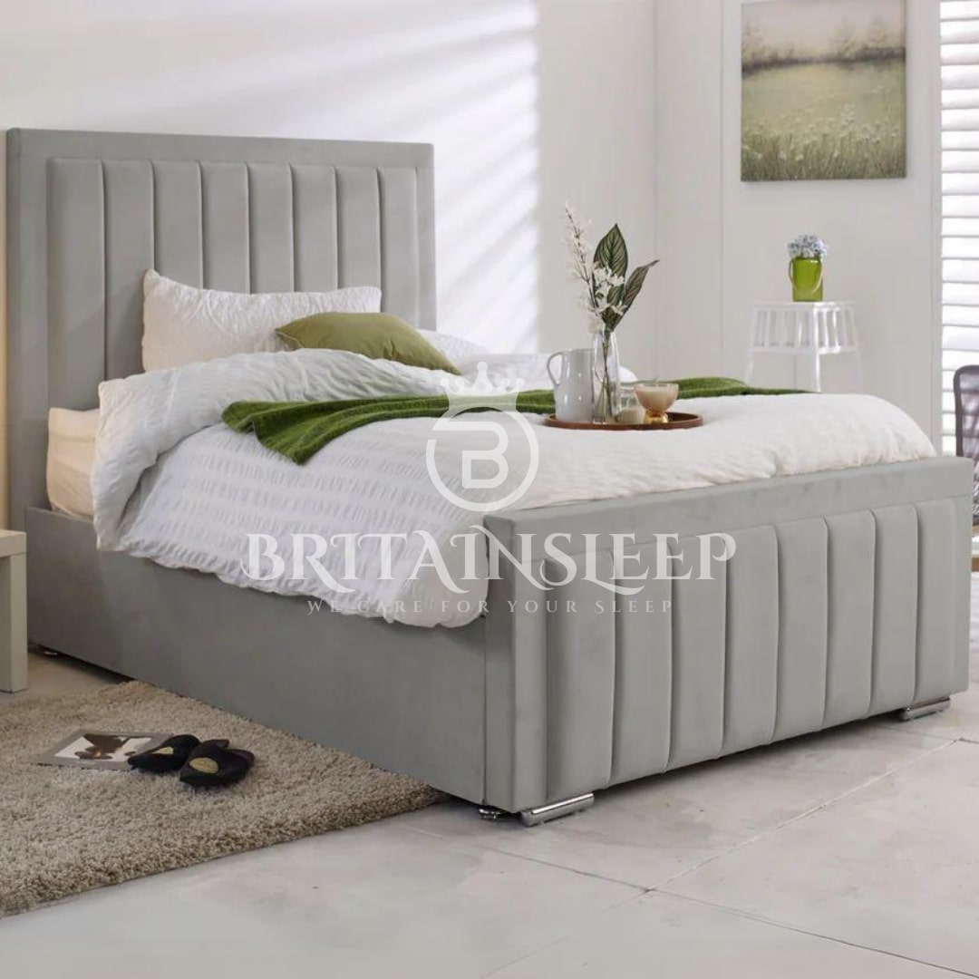 Elicia Line Ottoman Upholstered Storage Bed Britainsleep